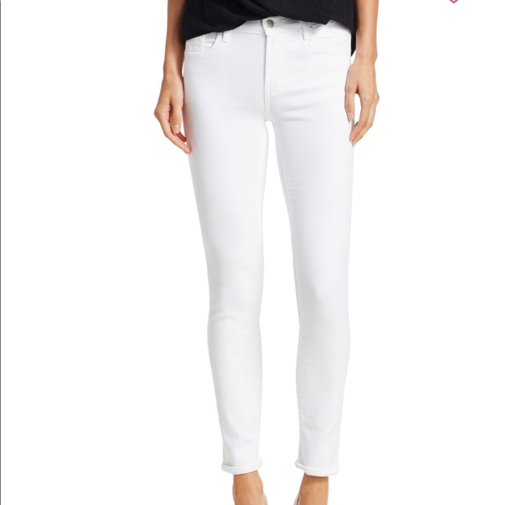 J. Brand White Pencil Leg Style Jeans